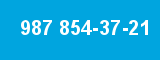 987 854-37-21 987 854-37-21